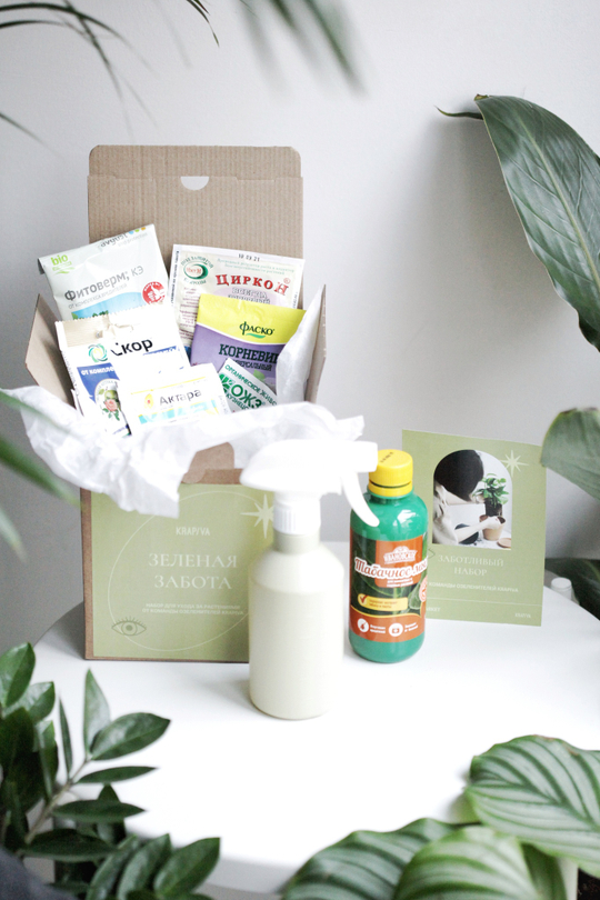 Набор "Зеленая забота" для ухода за растениями