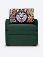 Кресло-кровать "Миник" с подлокотниками, купон Хаски