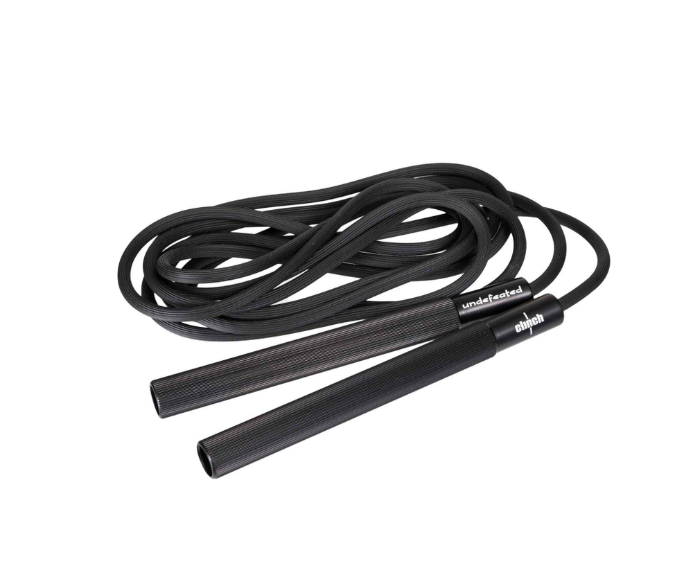 Скакалка скоростная Clinch Speed Rope Undefeated черная C218