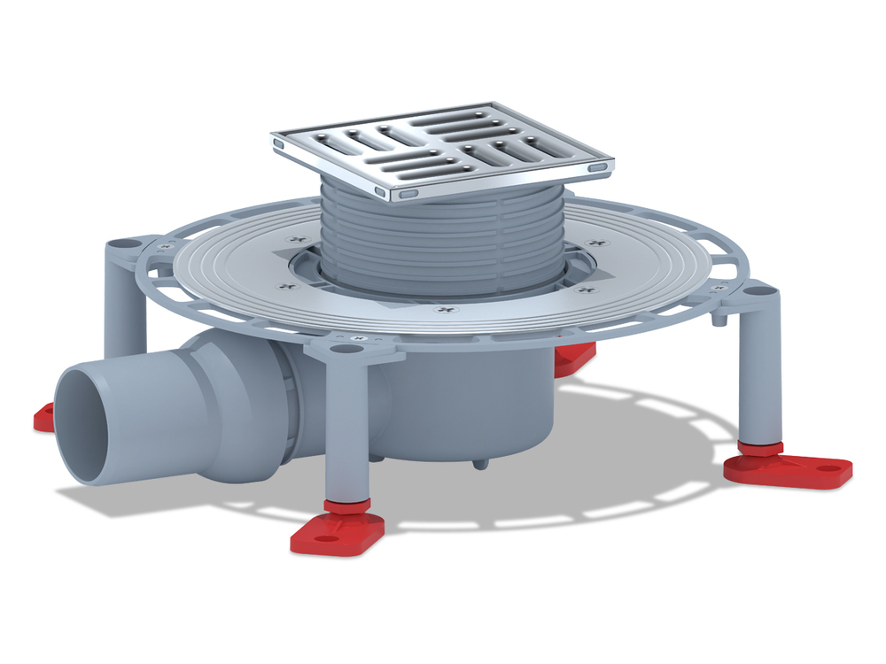 Трап гор.вып.50 рег.комб.затв.реш. нерж.стал.10*10, h75mm