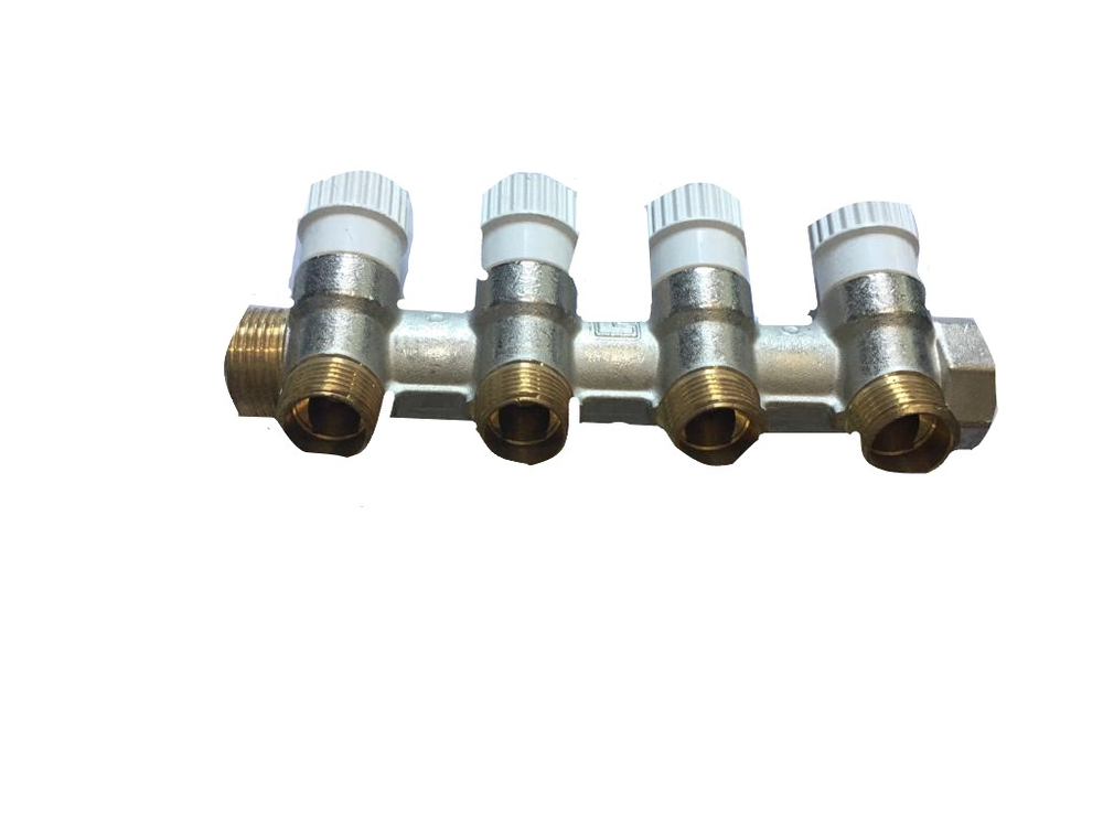 Коллектор регулировочный STOUT  3/4"х1/2" 4вых