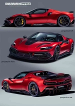 Карбоновый обвес для Ferrari 296 GTB 2022+ Феррари