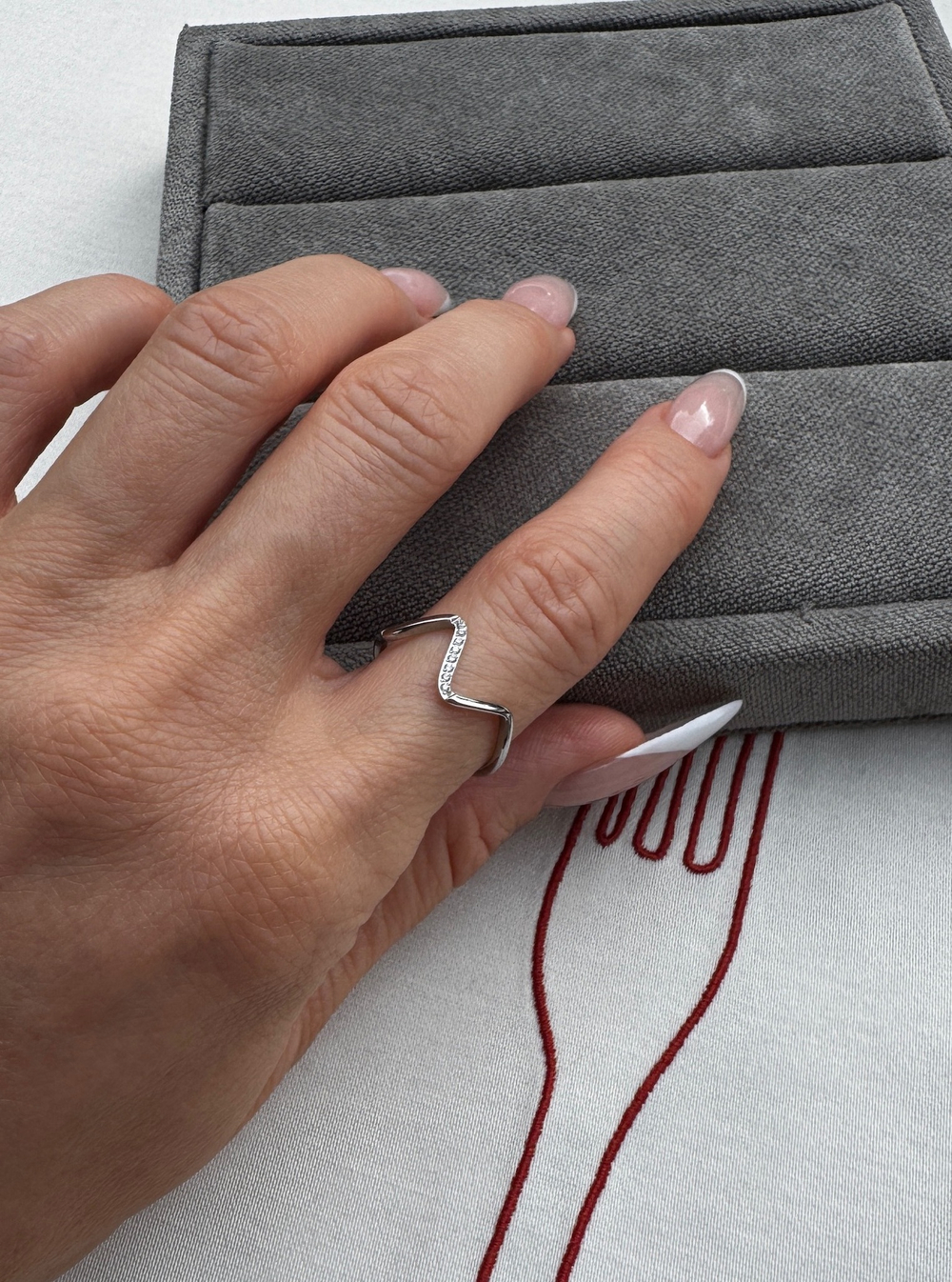 Кольцо WAVE silver