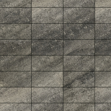 Тротуарная плитка ПРЯМОУГОЛЬНИК 300х150 мм - Листопад гладкий Антрацит