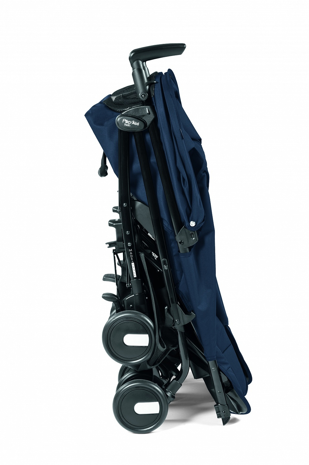 Коляска-трость для двойни Peg-Perego Pliko Mini Twin Classico (Синий)