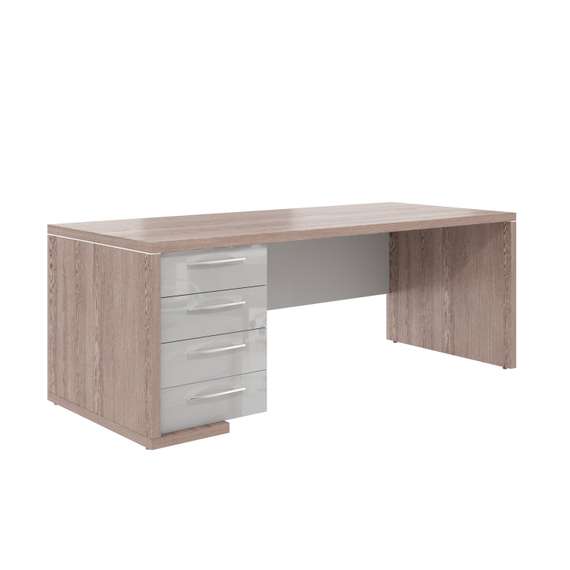 Стол руководителя с тумбой левый Asti AS-1.2L 1800x850x750