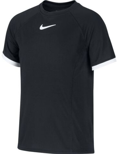 Детская теннисная футболка Nike Court Dry Top SS B - Black