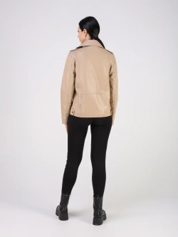 Кожаная куртка демисезонная косуха