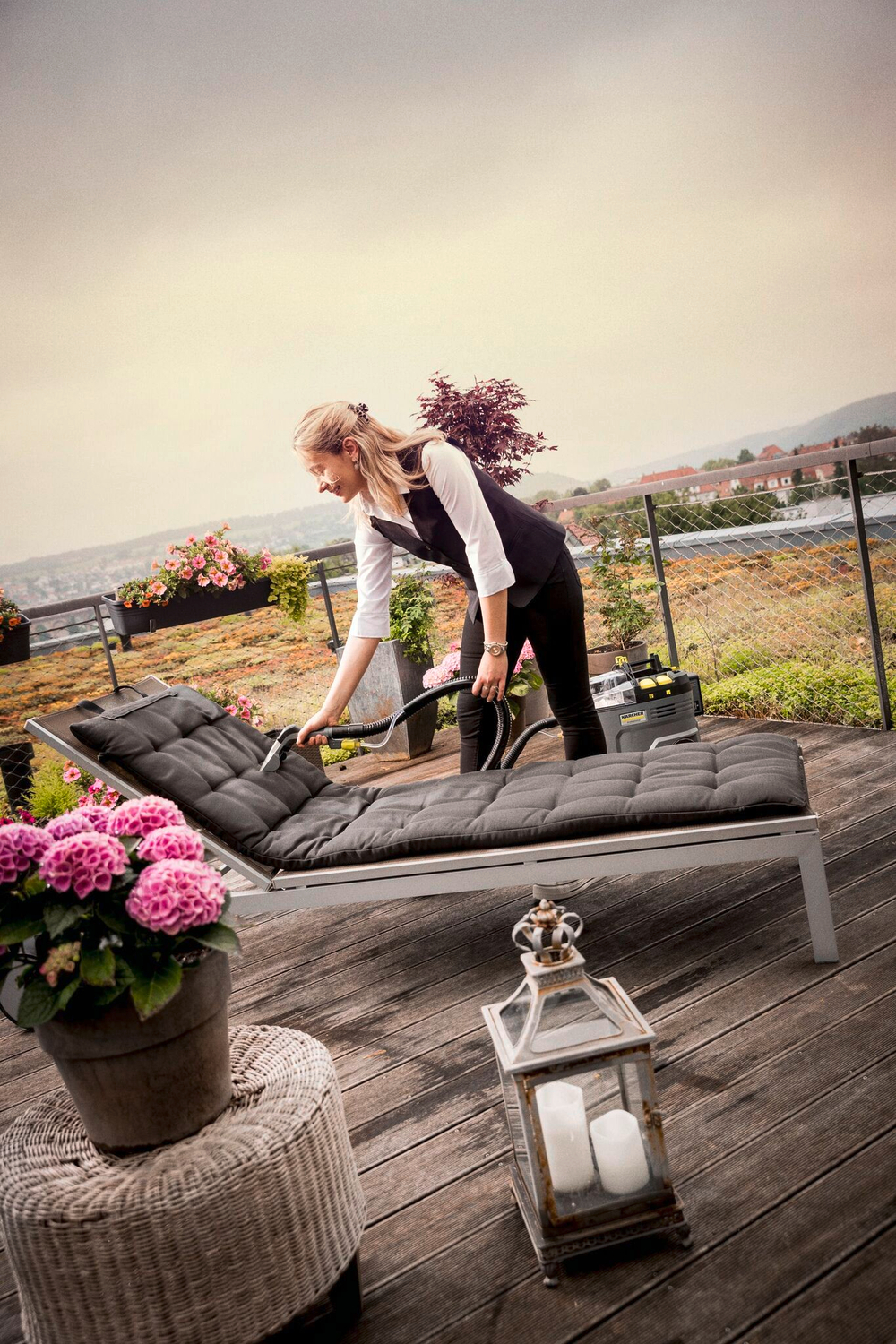 Аккумуляторный профессиональный моющий пылесос Puzzi 9/1 Bp