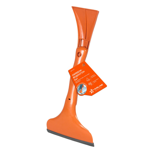 Скребок для мытья стекол Airline 16 см+скребок для льда 2 в 1