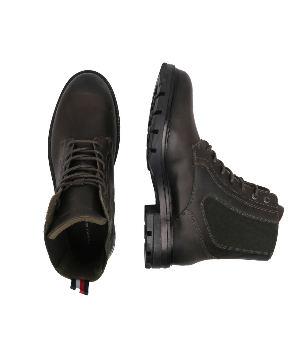 Кожаные челси lace up Tommy Hilfiger - коричневый(FM0FM04204)