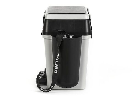 Ящик рыболовный зимний Salmo 2-х ярус.(из 5-ти частей) пласт. 39.5x24.5x38см сер.