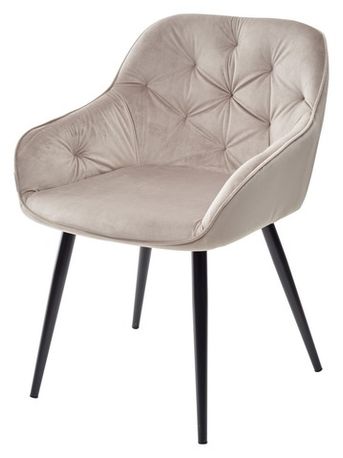 Стул-кресло BREEZE G108-10 серебристый серый, велюр