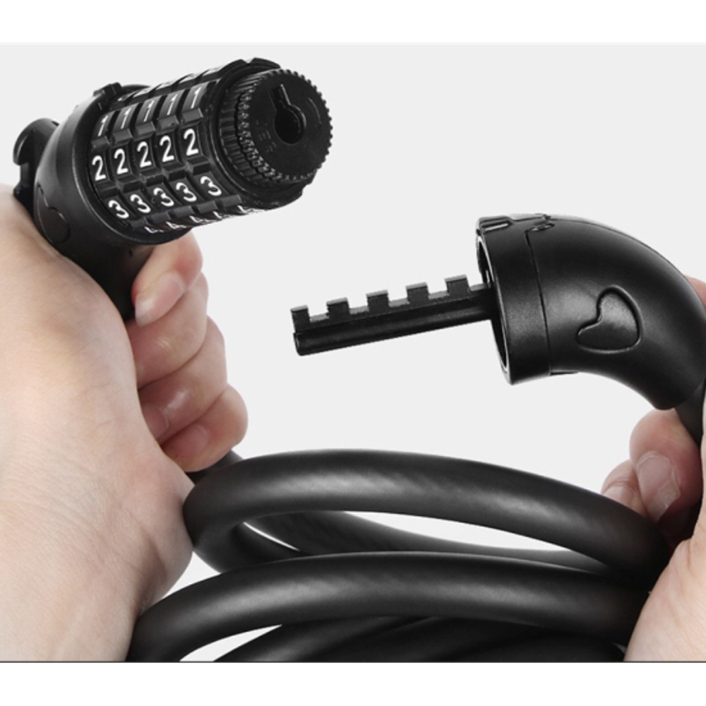 Противоугонный кодовый замок трос