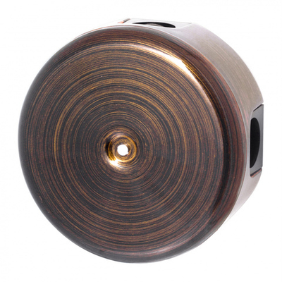 Распределительная коробка 110 мм, пластик, цвет Бронза (4 кабельных ввода в комплекте) B1-522-25-K