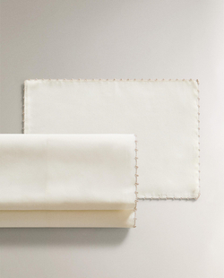 Комплект постельного белья Zara Home, 75х100 см, хлопок 100%, однотонный, 8610/499