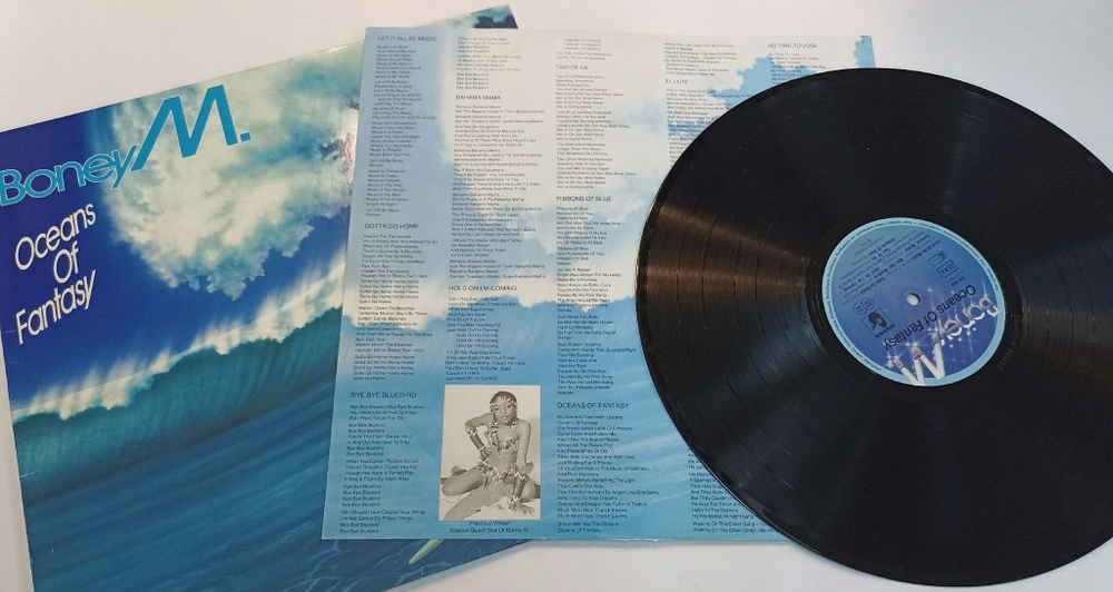 Винтажная виниловая пластинка Boney M Oceans Of Fantasy (Germany 1979)