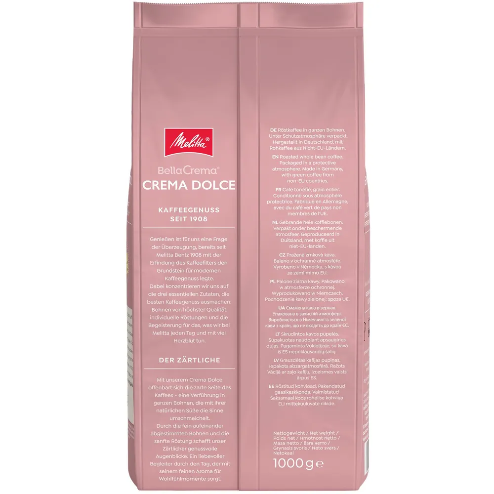 Кофе в зернах Melitta BC Crema Dolce, 1 кг (Мелитта)