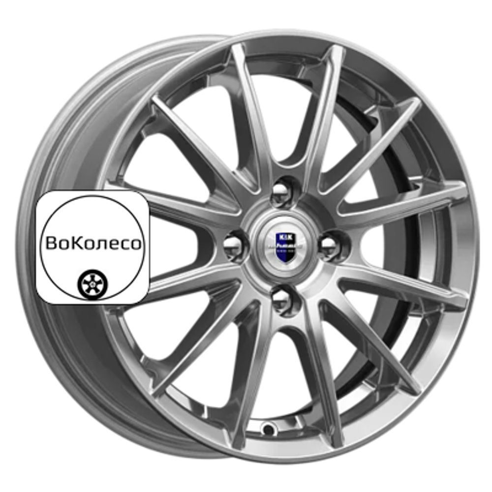 5,5x14/4x100 ET38 D67,1 Квант (КС960) Дарк платинум K&K