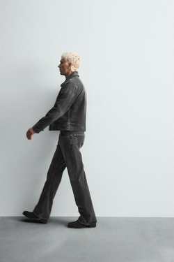 ZARA ДЖИНСЫ БУТКЭТ - LIMITED EDITION, ЧЕРНЫЙ