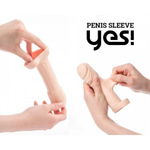 Насадка-удлинитель Yes! с втулкой, M, длина 16 см, диаметр 3.1 см