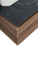 Мебель для ванной со столешницей и накладной раковиной Cezares SLIDER 80 Орех дымчатый SLIDER-800-1C-SO-NA-P