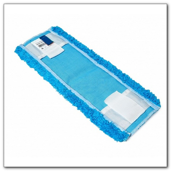 Моп микрофибра синий 40 см карман+язык RQ (MME-40-RQ)