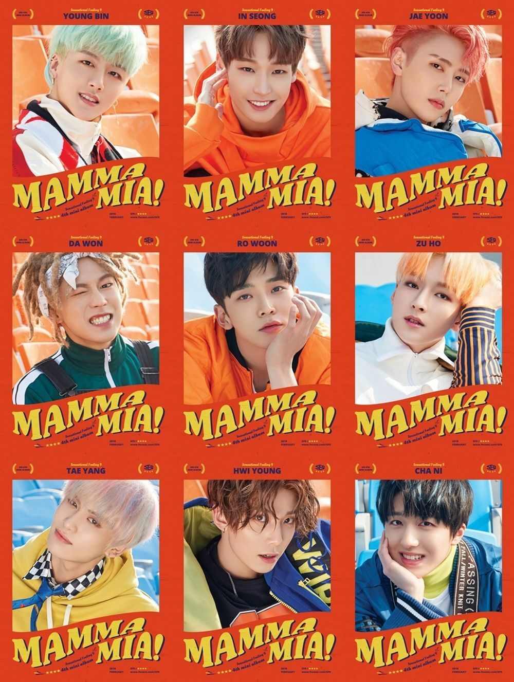 Альбом SF9 - Mamma Mia! 4th Mini Album