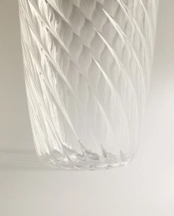 ZARA HOME РЕЛЬЕФНАЯ ПОДСТАВКА ДЛЯ ЗУБНЫХ ЩЕТОК С КОНТРАСТНОЙ ДЕТАЛЬЮ, ПРОЗРАЧНЫЙ