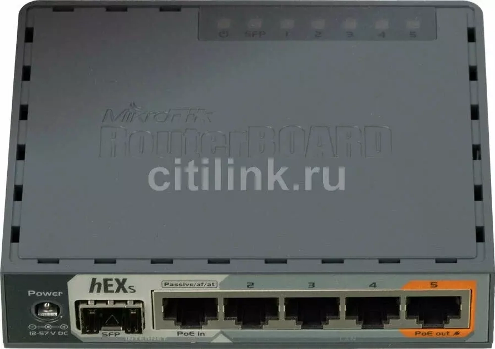 Маршрутизатор MikroTik hEX S RB760IGS