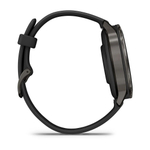 Смарт-часы GARMIN VENU 4, Amoled, 41мм Slate with Black Silicon с силиконовым ремешком 010-03013-02