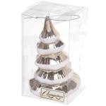 Ёлочная игрушка «Сказочная ёлка» 7*7*11,5 см, шампань