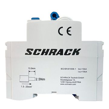 УЗО Schrack Technik 2P 63A 300mA тип A S (селективный) 10kA Amparo AR066230-- (ВДТ)