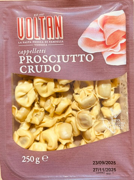 Каппелетти с сыровяленой ветчиной 250г
