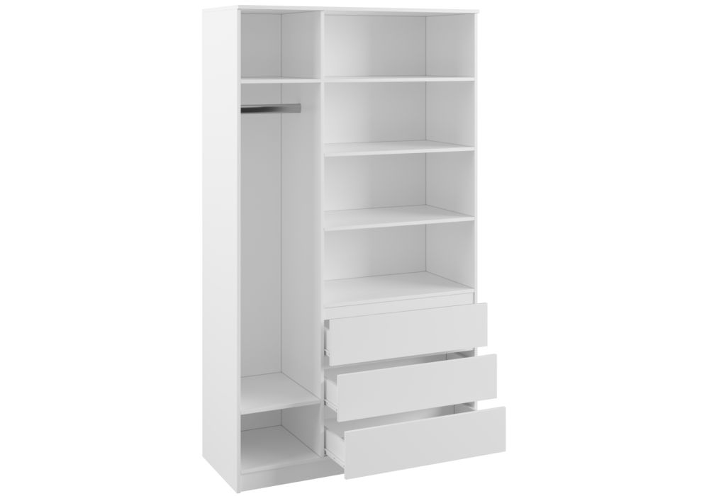 Шкаф Мадера ШМ 1200 лдсп белый