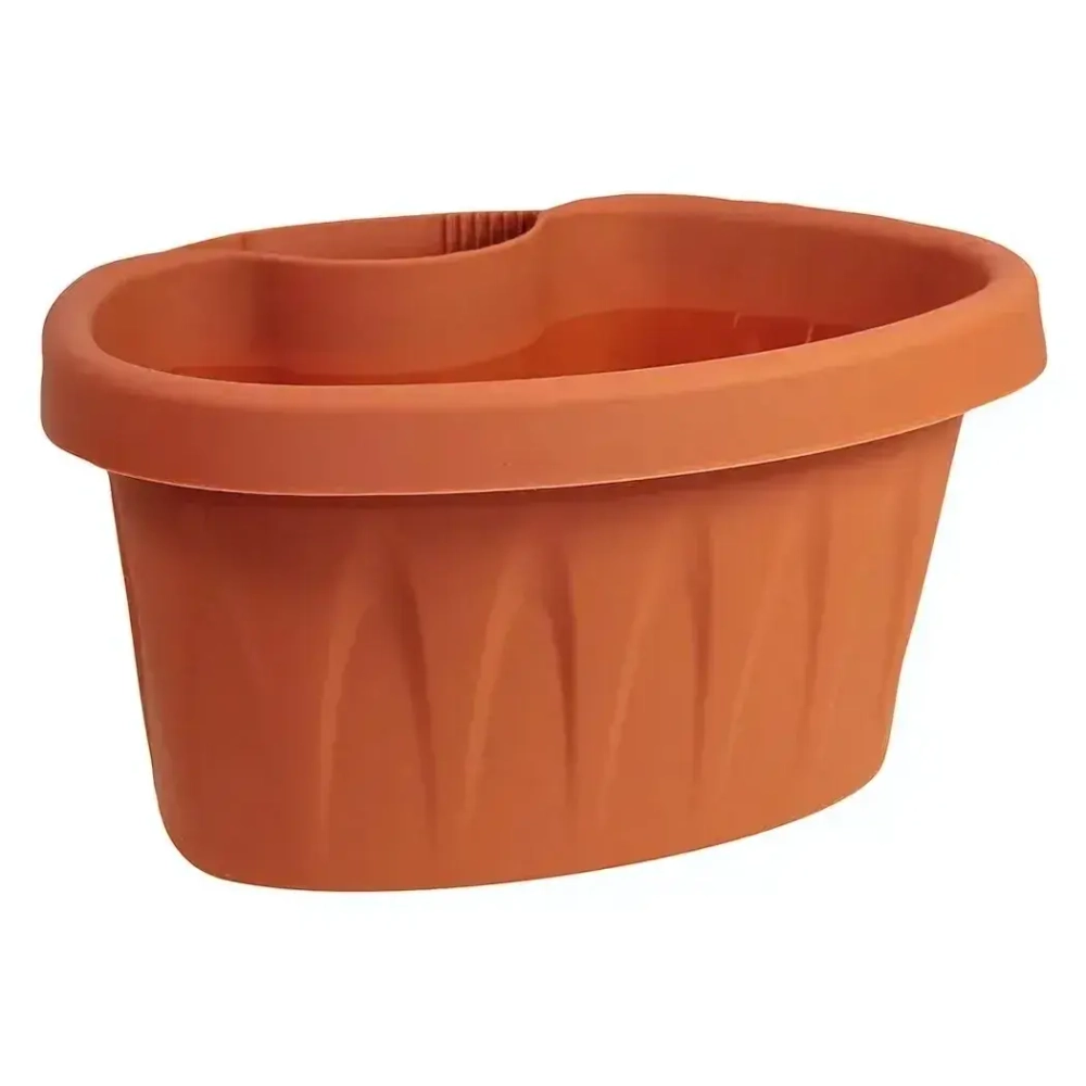 Кашпо АЛИЦИЯ на водосточную трубу 3,5л Терракотовый