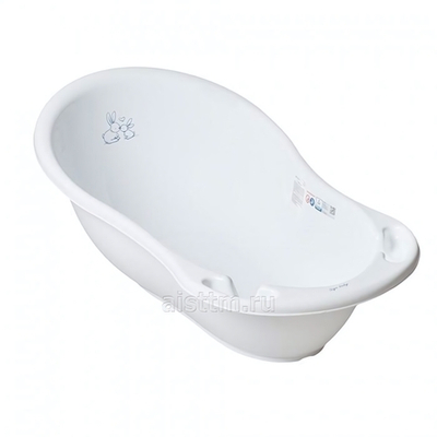 Ванна детская Кролики 86, белый (Tega)