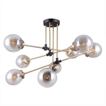 Люстра потолочная CL105185 венге/бронза Планета Citilux