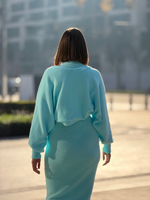 болеро в цвете бирюза