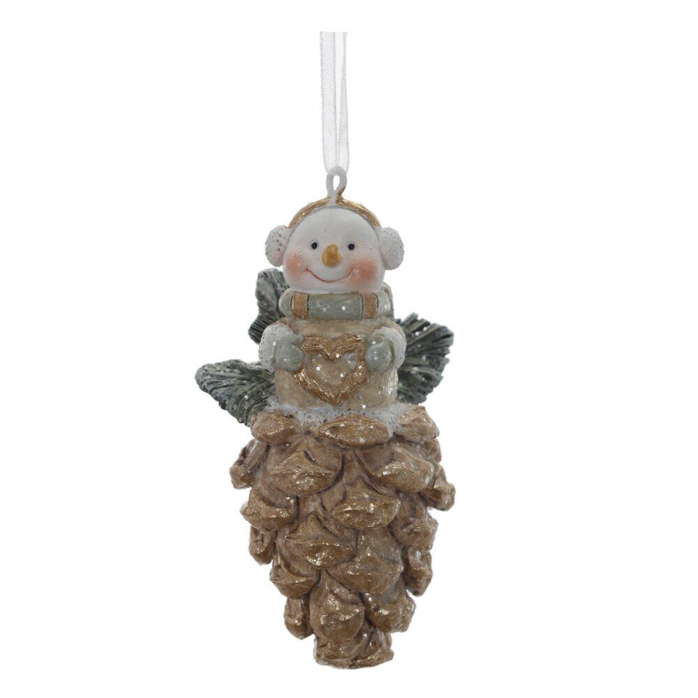 GAEM Фигурка декоративная подвесная "Снеговик", L4,5 W3 H9 см, 3в.