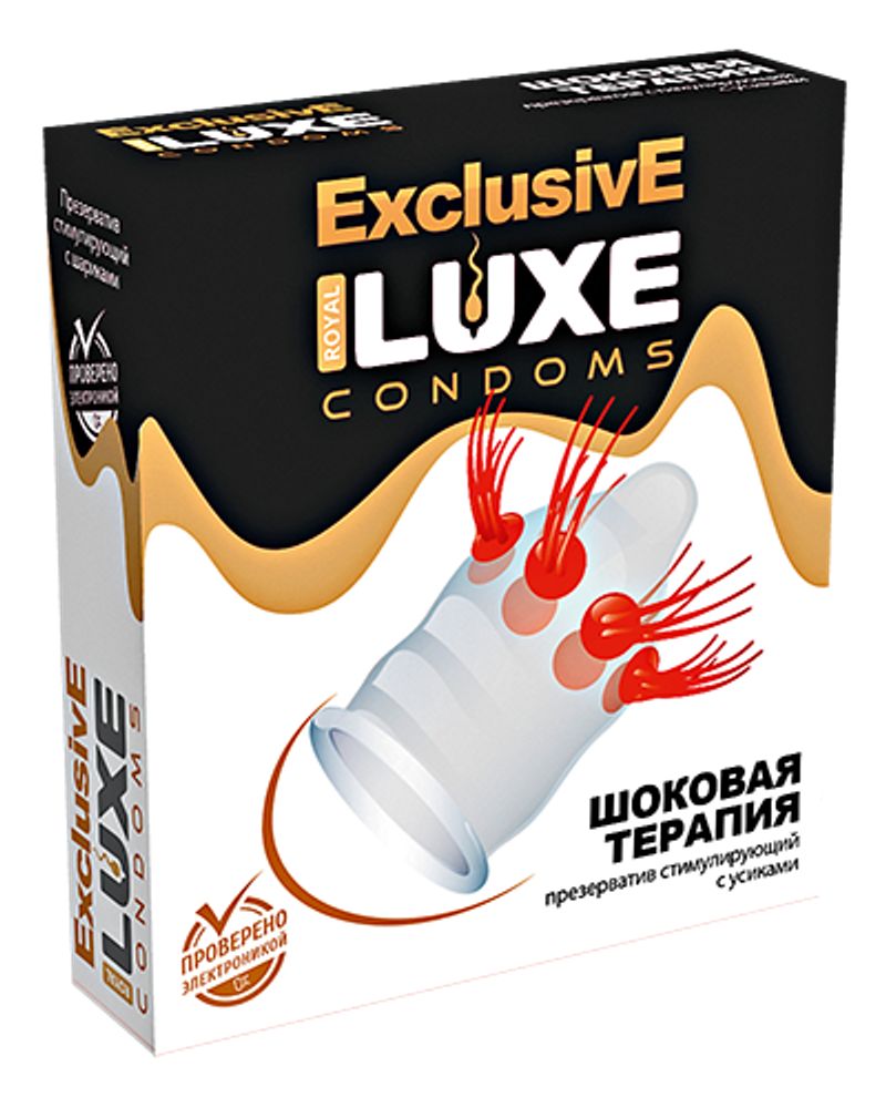 Презерватив Luxe Exclusive Шоковая терапия, 1 шт.