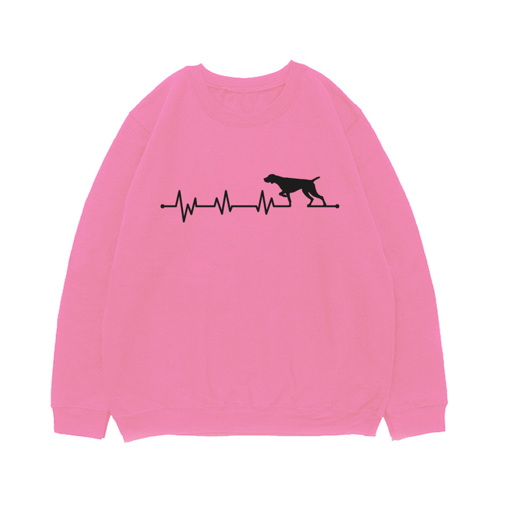 Свитшот "Курцхаар -  сердечный ритм"
