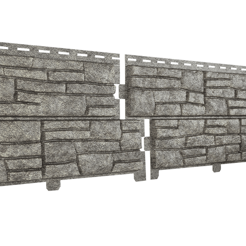 Панель фасадная Ю-Пласт Стоун Хаус Бежевый сланец 2000х225 мм