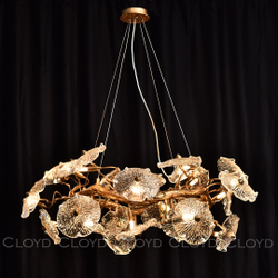 Люстра Cloyd MIMESIS C16 / Ø65 см - латунь (арт.11094)