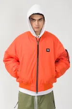 Бомбер CODERED Зимний Bomber Wide Оранжевая