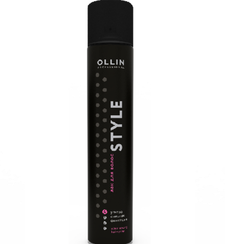 Лак для волос ультрасильной фиксации Ollin 50 ml.