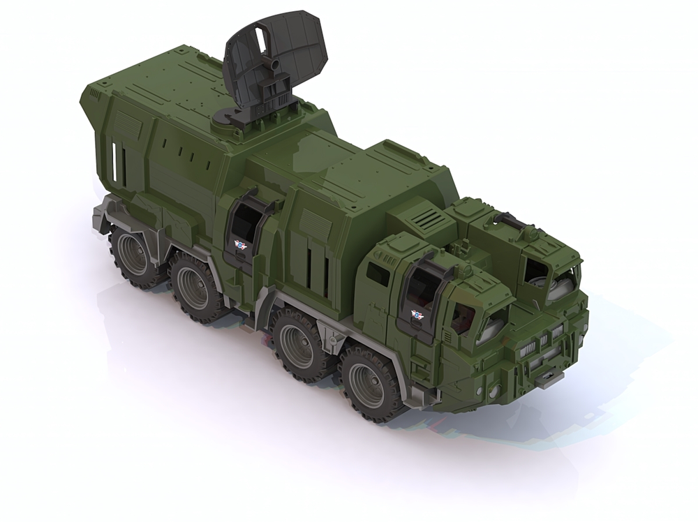 Военный тягач "Щит" с кунгом (Нордпласт)