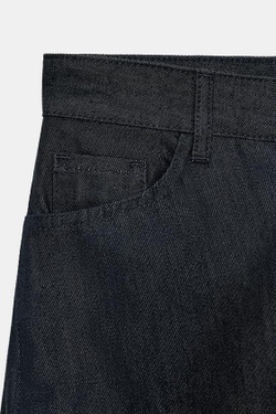 ZARA ДЖИНСЫ-БАЛЛОНЫ ZW COLLECTION, СЕРЫЙ