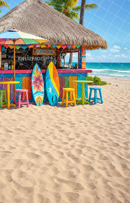 Фотофон "Кафе на пляже" арт. ФФ903-101