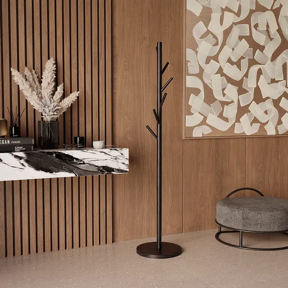 Вешалка напольная forsty, 173 см, черная